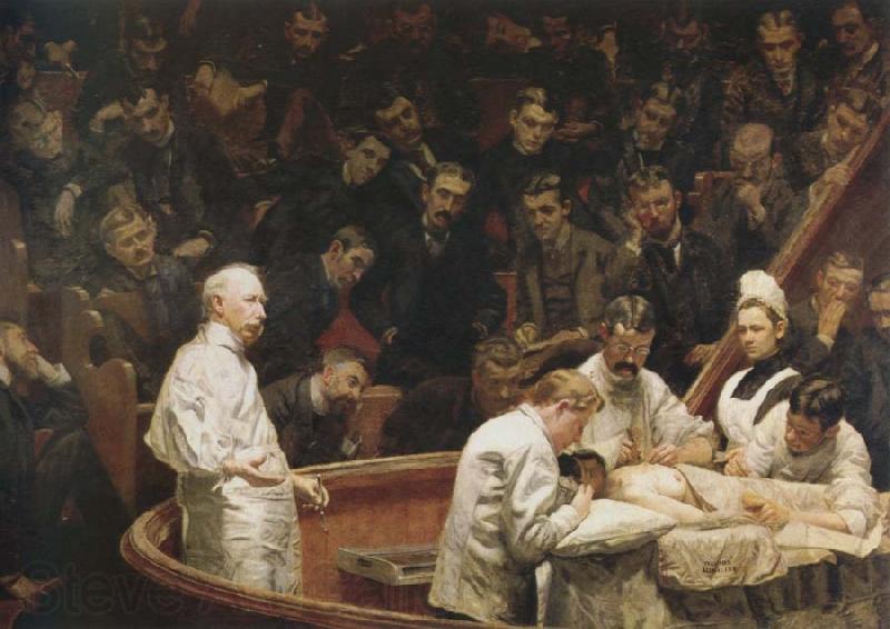 Thomas Eakins the agnew clinic Norge oil painting art